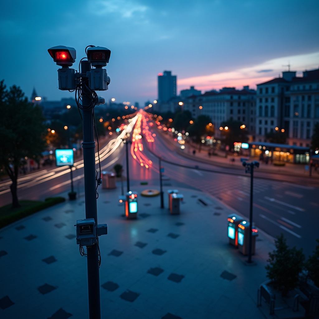 Urban sensor network and data collection infrastructure in modern city environment